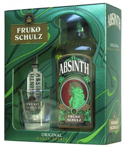 Fruko Shulz Absinth Magic 0,7l 70% + 1x sklo GB