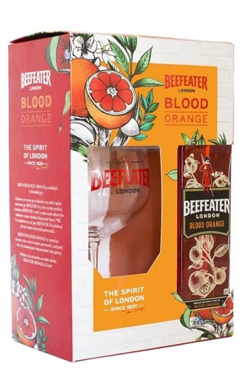 Beefeater Blood Orange 0,7l 37,5% + 1x sklo GB
