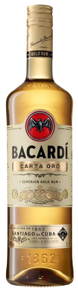 Bacardi Carta Oro 1l 37,5%