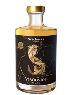 Destilérka Svach (Svachovka) Zlatá Višňovice Svach 50% 0,5l