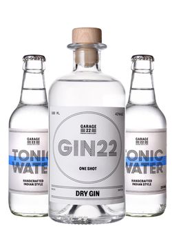 Garage 22 Garage Gin 22 42% 0,5l + Garage tonic water