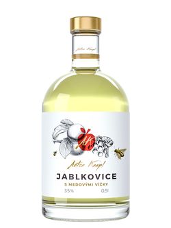 Anton Kaapl Jablkovice s medovými víčky 35% 0,5l